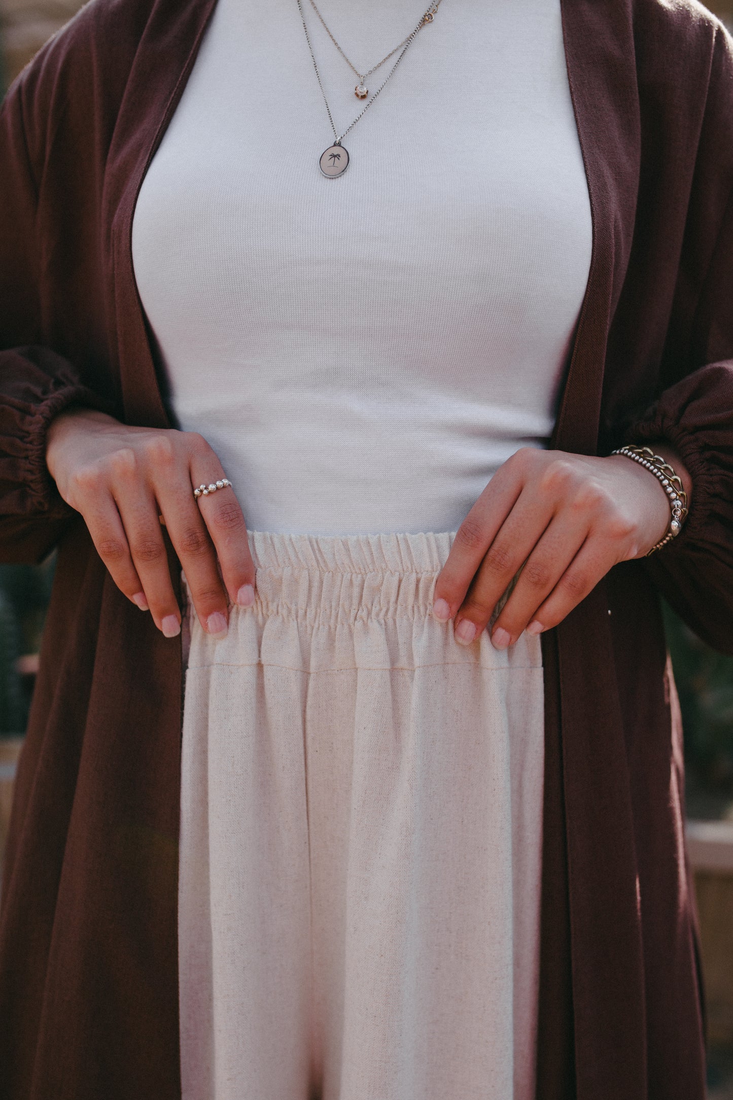 The linen pants