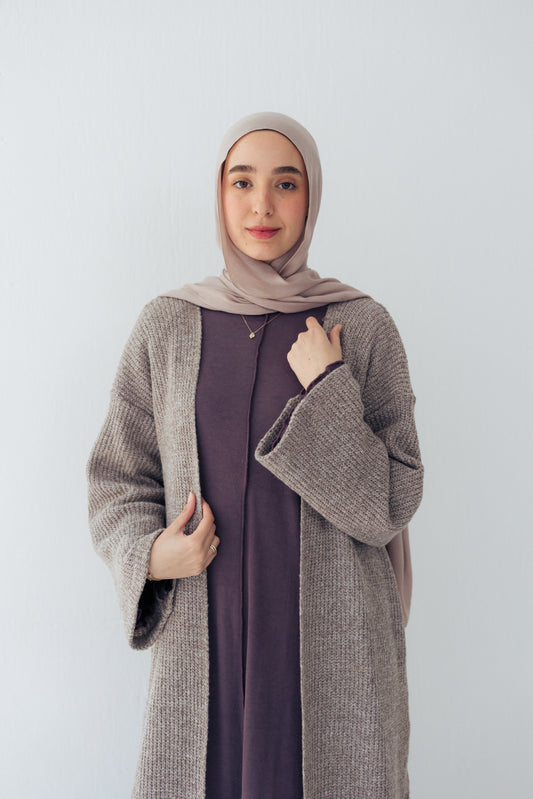 The knitted cardigan 🧶