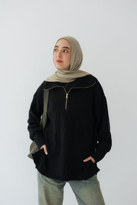 Zip-up Sweater
