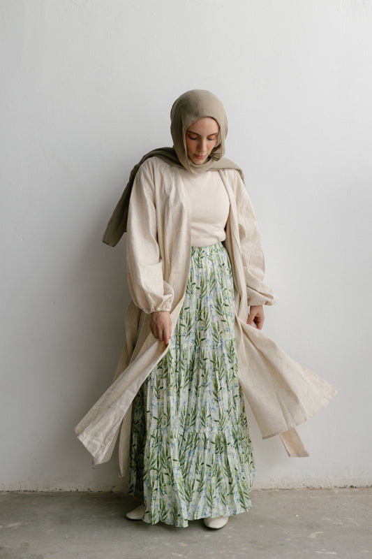 The crushed linen skirt 💚