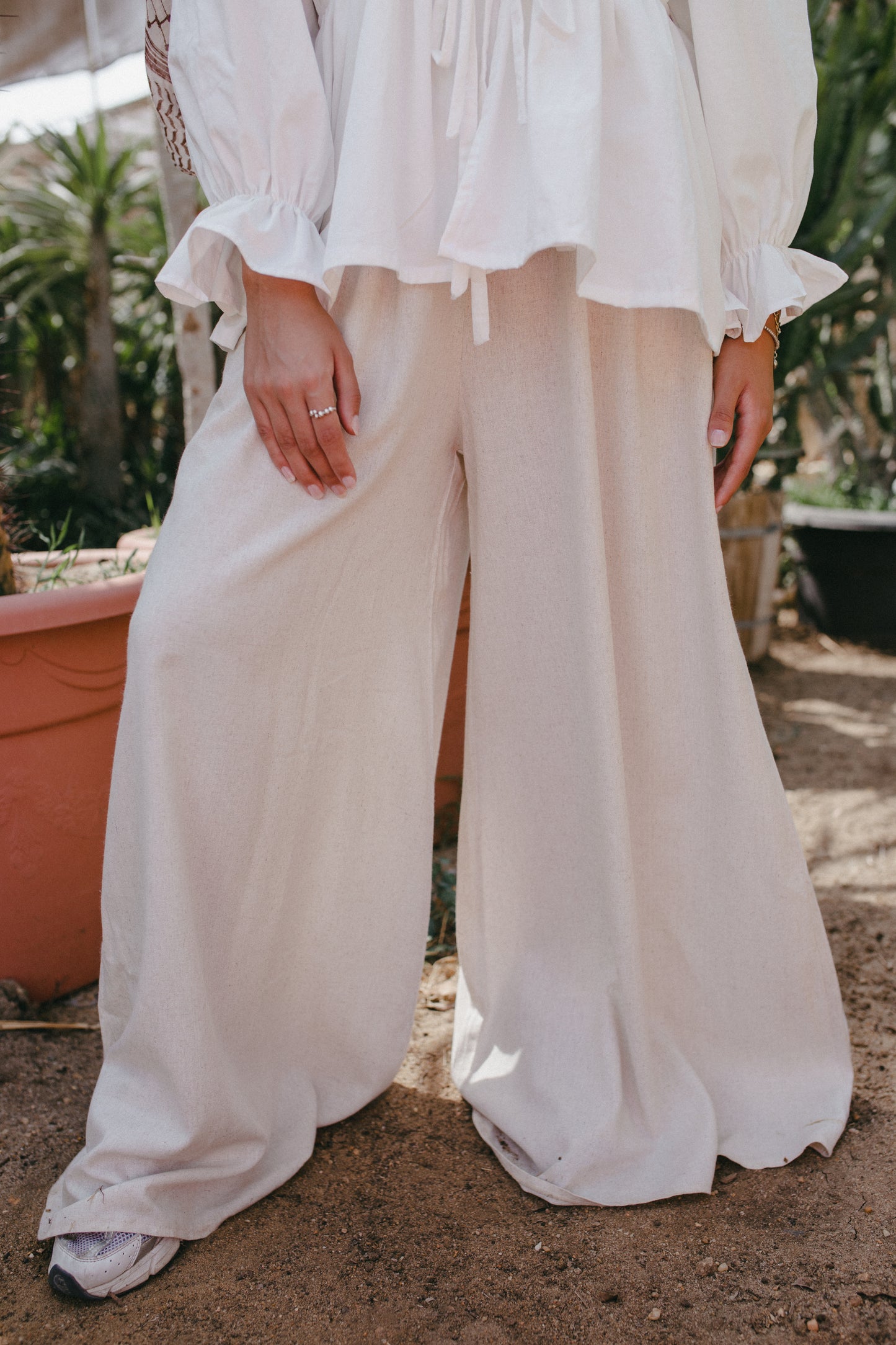 The linen pants