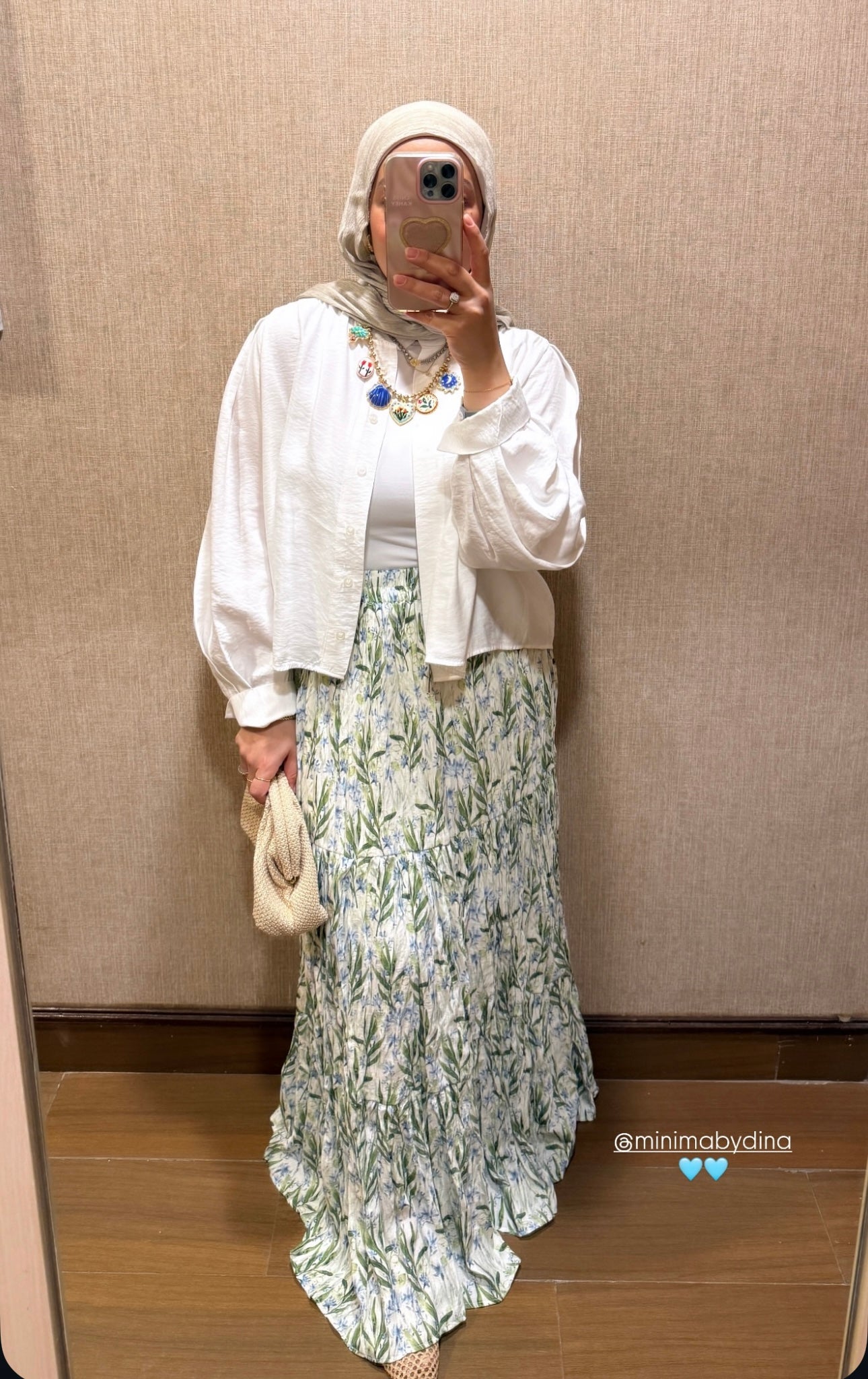 The crushed linen skirt 💚